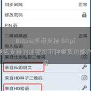 Bitpie多币支持 Bitpie钱包支持的加密货币种类及功能介绍