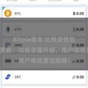 Bitpie版本 比特派钱包最新版本更新：功能全面升级，用户体验更加顺畅！