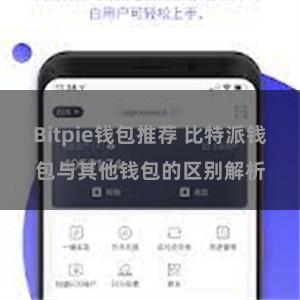Bitpie钱包推荐 比特派钱包与其他钱包的区别解析