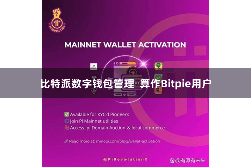 比特派数字钱包管理  算作Bitpie用户