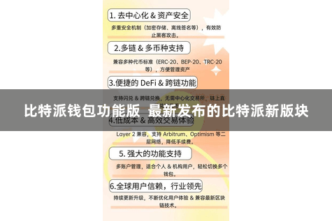 比特派钱包功能版  最新发布的比特派新版块